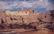 Eugene Fromentin Algerian Town oil painting on canvas